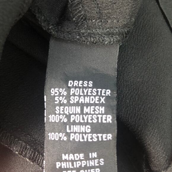 BCX Strapless Sequin Embellished Mini Black Dress - Picture 11 of 12